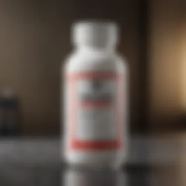 Probiotic Supplement Bottle Probiotic Supplement Bottle Illustration
