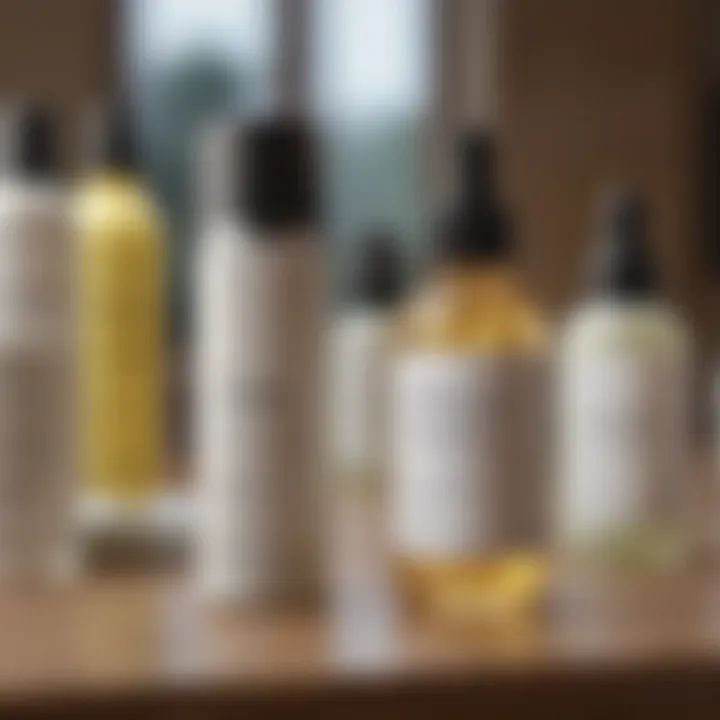 The Ordinary skincare products array