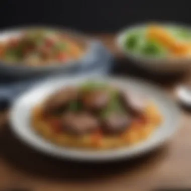 Inspiring Recipes for Two Meals a Day An open cookbook displaying delicious recipes tailored for a two meals a day approach.
