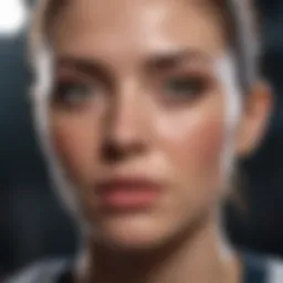 A reflective moment indicating emotional turmoil