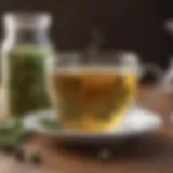 Herbal tea for digestive comfort