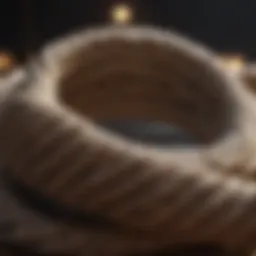 Symbolic representation of trust with intertwined ropes