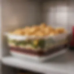 Rubbermaid container in microwave