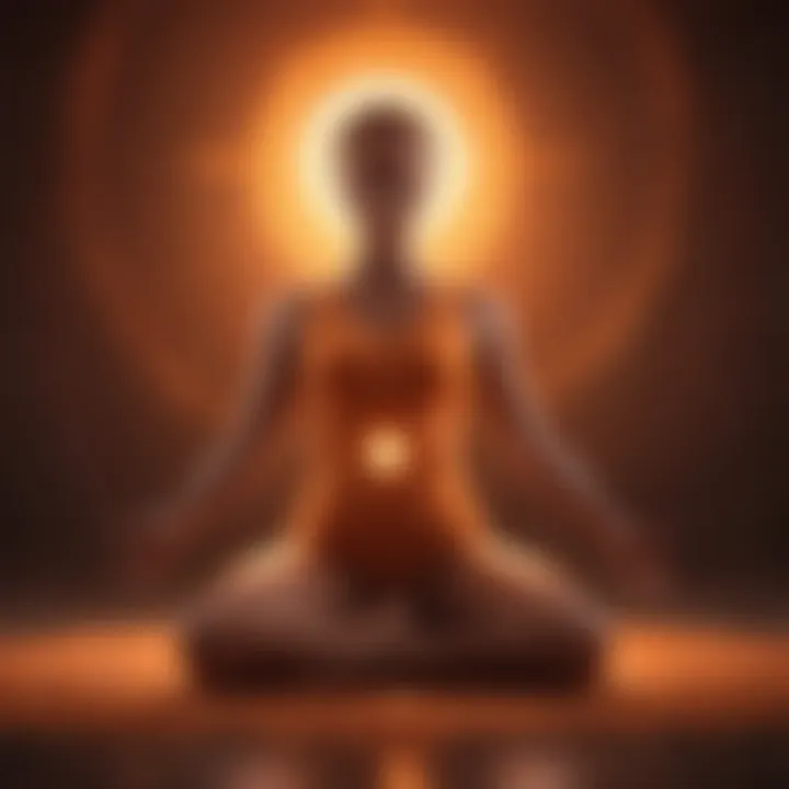 Symbolic depiction of activating sacral chakra