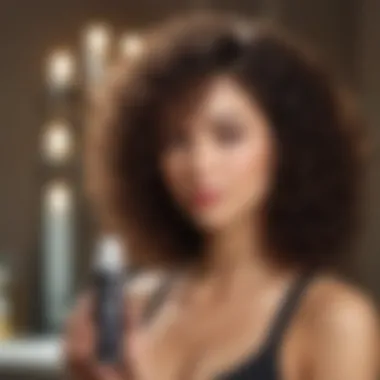 Salon Brand Shampoos for Curly Hair An array of salon brand shampoos designed for curly hair