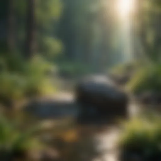 Illustration of a serene nature scene