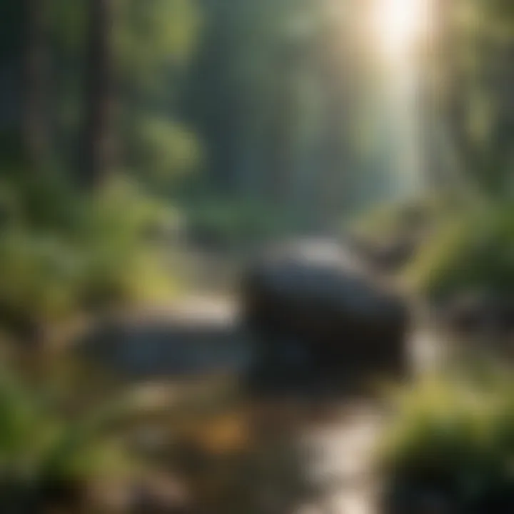 Illustration of a serene nature scene
