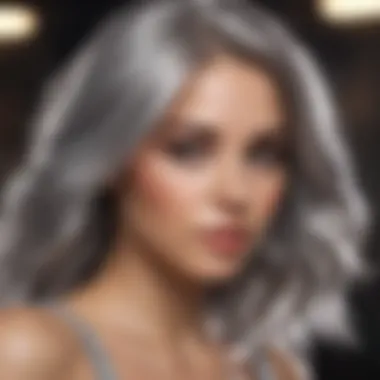 Effective Hair Care Routine Hair care routine with products for dyed silver hair