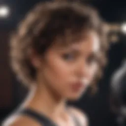 Short curly hair diffuser attachment