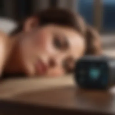 Sleek and modern sleep monitoring gadget for optimal rest