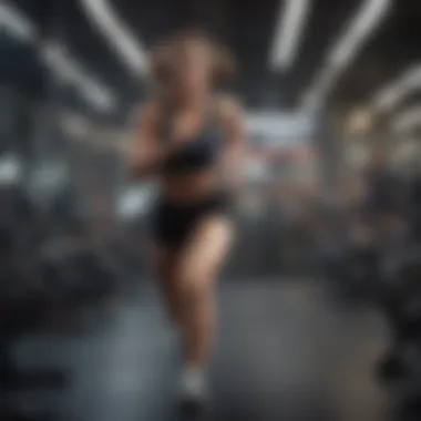Harnessing Energy Through Exercise A dynamic scene showcasing physical exercise