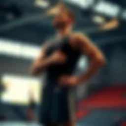 A confident individual standing tall with a strong posture