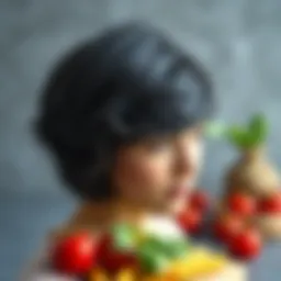 Nutrient-rich foods promoting hair thickness