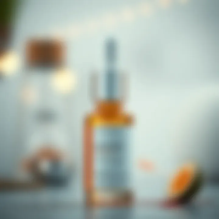 Aesthetic bottle of serum targeting pigmentation