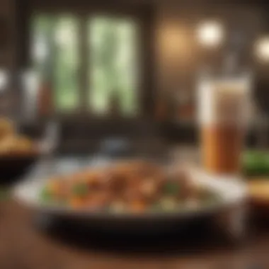 Promoting Mindful Eating A serene environment promoting mindful eating habits