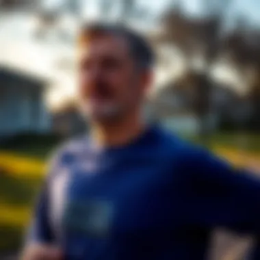 Physical Activity and Blood Sugar Management Person engaging in aerobic exercise outdoors