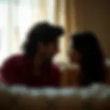 Couple engaged in a deep conversation
