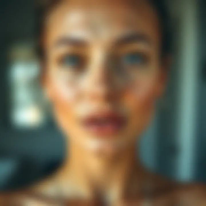 Before and after skin results