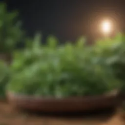 Fresh herbs for digestive health