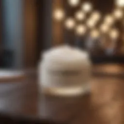 A luxurious moisturizer jar designed for mature skin