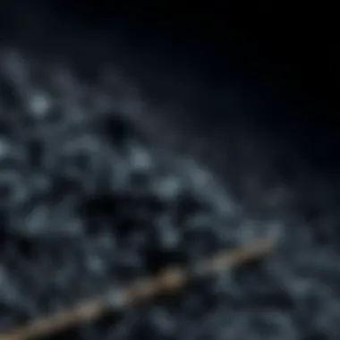 Activated Carbon: Key to Effective Filtration Close-up of activated carbon granules used in water filtration