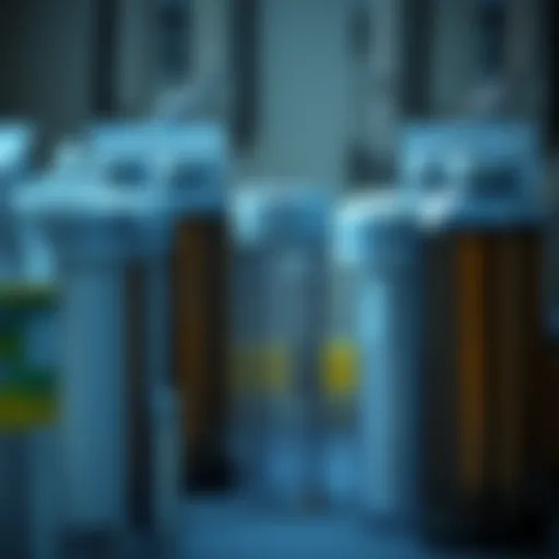 Exploring Different Water Filtration Systems A detailed view of various water filtration systems displayed