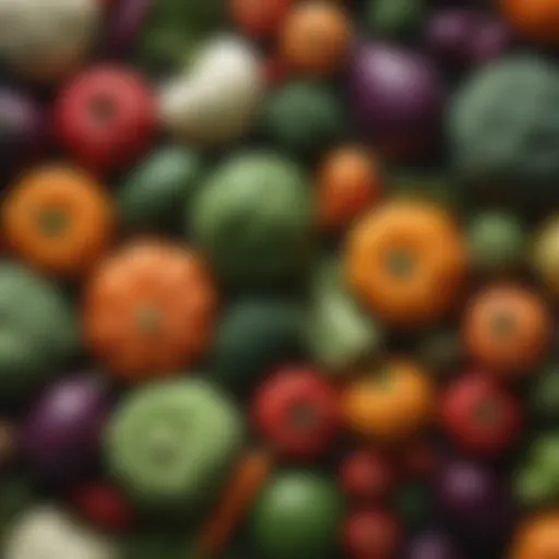 A vibrant assortment of colorful vegetables showcasing their diversity and nutritious benefits