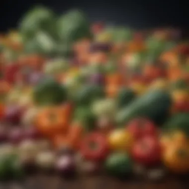 Essential Vitamins in Vegetables An infographic illustrating the essential vitamins found in various vegetables and their health benefits