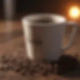Schematic representation of timed release caffeine formulation