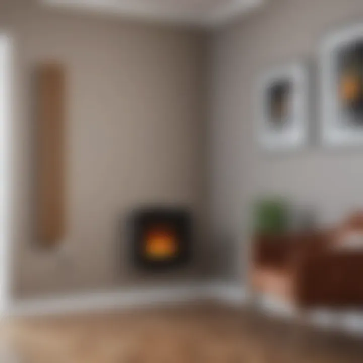 Energy-saving wall-mounted electric heater with smart technology