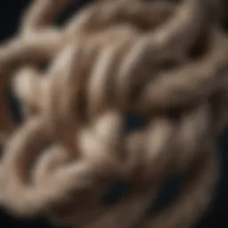 Illustration of a tangled knot symbolizing complex emotions and relationships