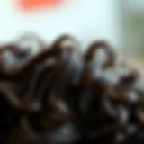 A vibrant representation of 2B hair texture showcasing its natural waves