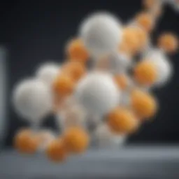 Illustration depicting the molecular structure of lactose