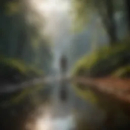 A serene landscape symbolizing tranquility for HSPs