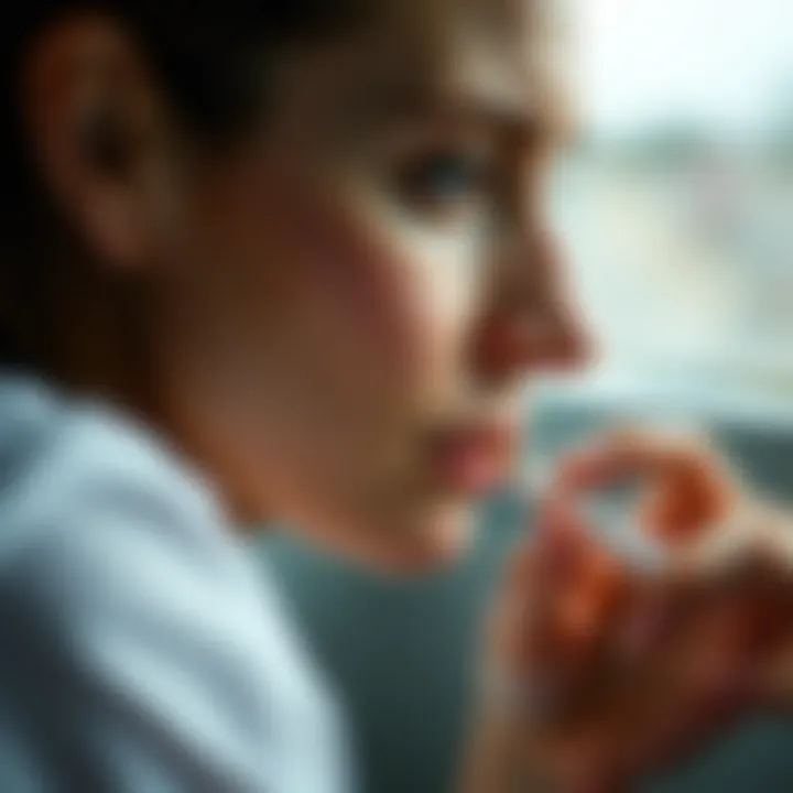 Visual representation of lifestyle choices impact on skin aging