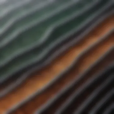 Close-up view of a HEPA filter showcasing its dense structure