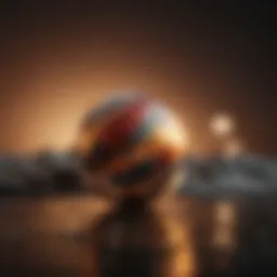 Abstract painting symbolizing inner peace and harmony