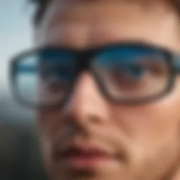 Elegant design of UVEX Skyper glasses showcasing their modern aesthetic