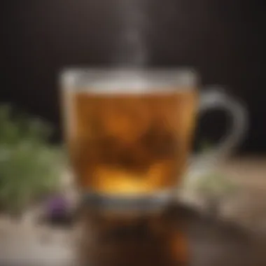 Soothing Valerian Herbal Tea Infusion Valerian Herbal Tea Infusion