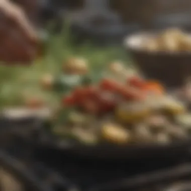 Veggie Grilling Artistry Olive Oil Drizzle: A Finishing Touch on Grilled Veggies