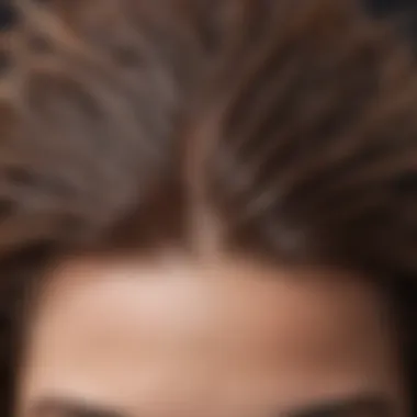 The Foundation of Healthy Hair Close-up of a healthy scalp showcasing hair follicles.