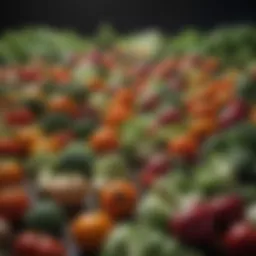 Fresh vegetables for a keto diet