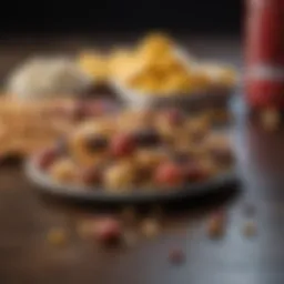 A vibrant assortment of nutrient-dense snacks ideal for fueling workouts