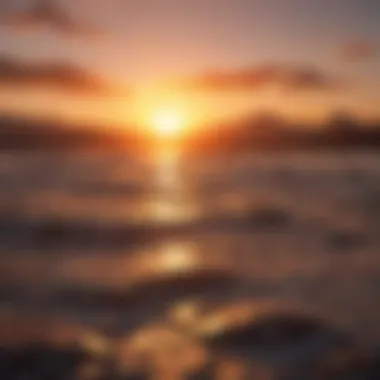 A beautiful sunset symbolizing appreciation and warmth